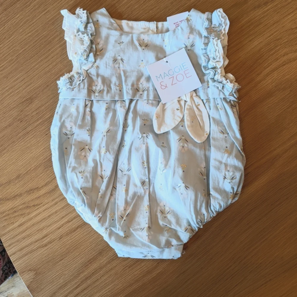 NWT Maggie & Zoe romper 3-6m - Picture 4 of 5